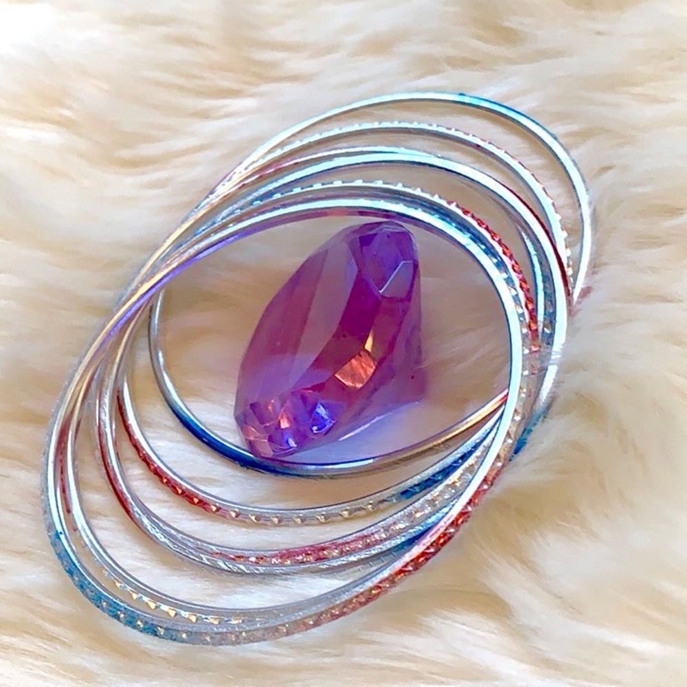 6 Fourth of July Bangles